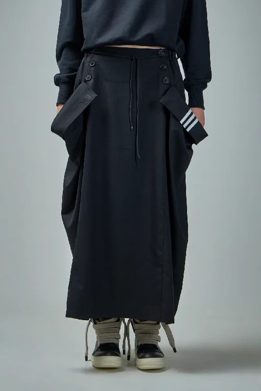 Refined Woven Maxi Skirt velvet skirt sumptuous