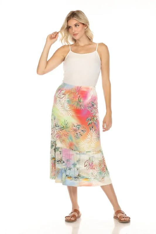 Johnny Was The Janie Favorite Single Tiered Midi Skirt T70324 wool skirt warm