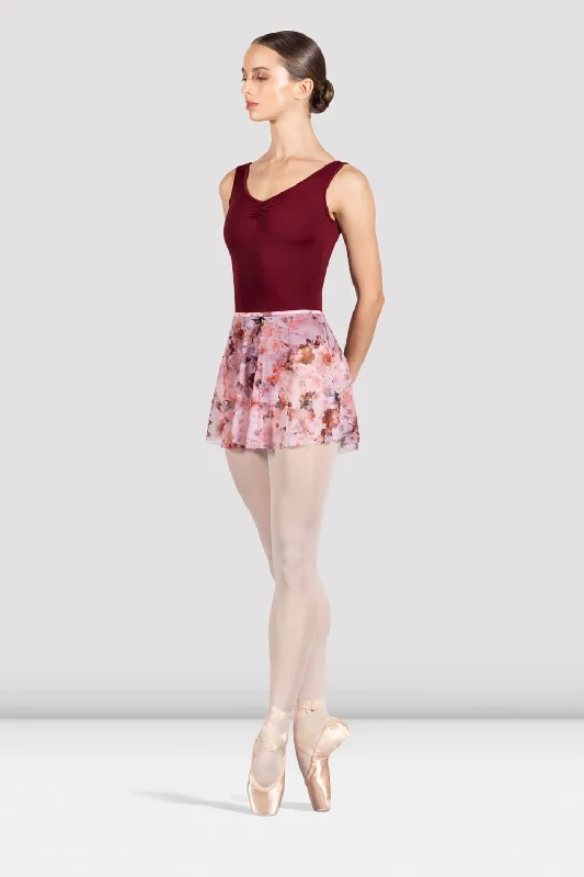 Ladies Floral Printed Skirt velvet skirt plush