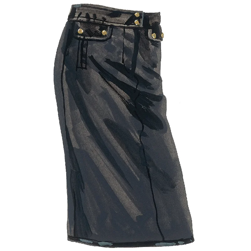 Theatre Skirt slim fit skirt