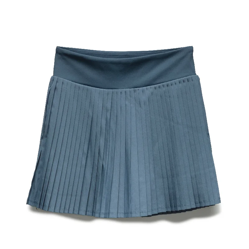 Radmor Hannah Pleated Skort - True Blue cashmere skirt fine