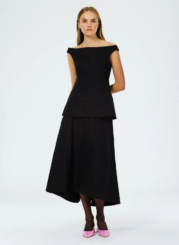 Schema Sculpted Midi Skirt lace skirt romantic