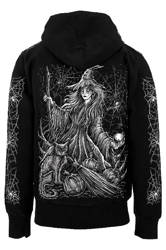 Season of the Witch Hoodie Hoodie with Hem Lace Feminine Delicate