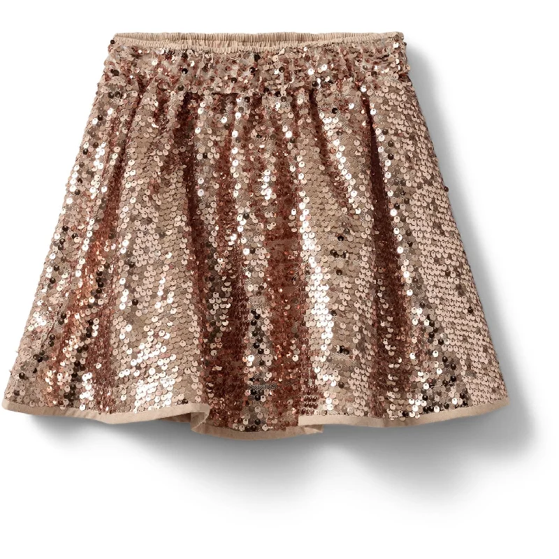 Sofie Schnoor Rose Gold Skirt denim skirt classic