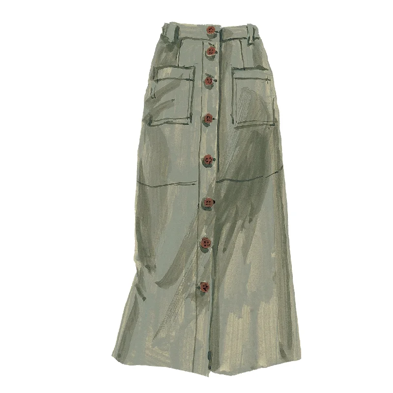 Stockholm Cargo Skirt denim skirt classic