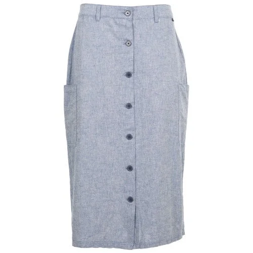 Trespass Womens/Ladies Alexie Chambray Skirt pleated skirt texture