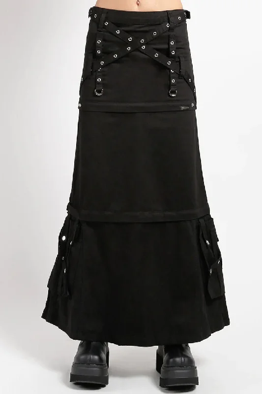 Tripp NYC Triple Zip Off Skirt lace skirt delicate