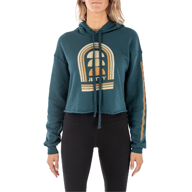 Women's Newlight Hoodie Hoodie with Hem Applique Textured Unique