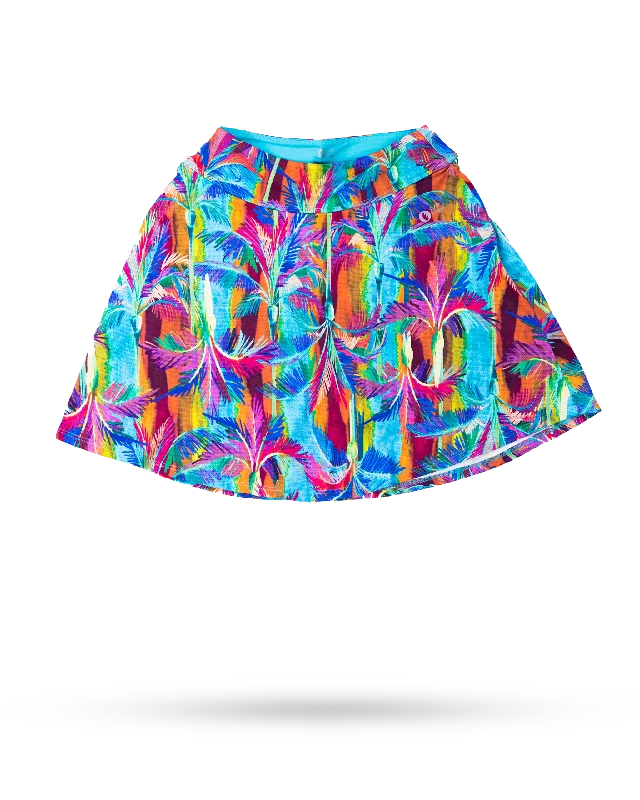 Women's Aim Skirt - Palms tiered skirt playful