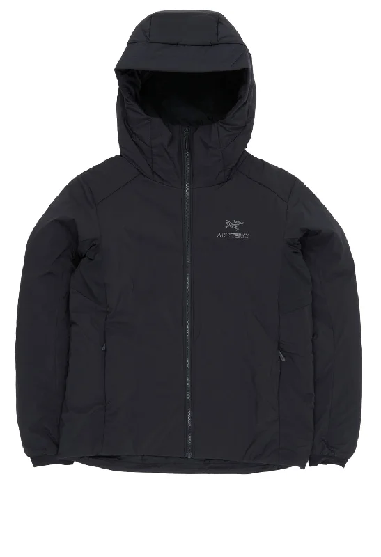 Arc'teryx Women's Atom Heavyweight Hoody - Black Hoodie with Longline Fit Extended Stylish